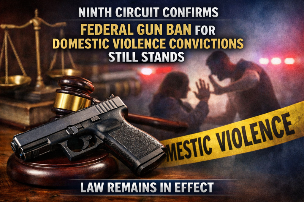 Ninth Circuit Confirms Federal Gun Ban for Domestic Violence Convictions Still Stands